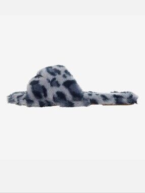 Nine West Cozy Leopard Print Slippers